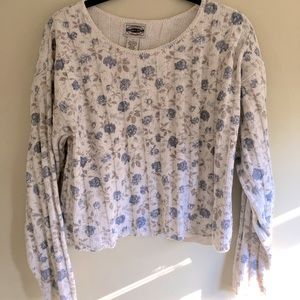 Floral sweater